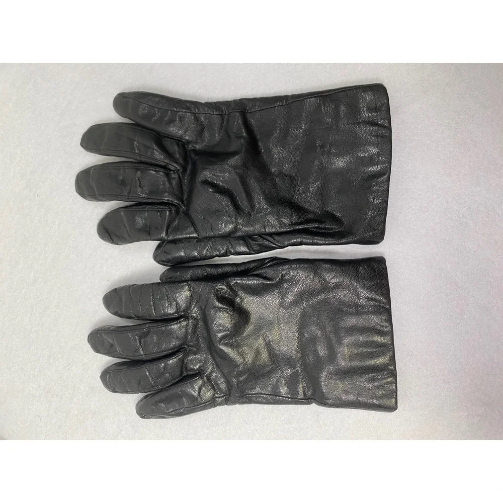 Ladies‎ Black Genuine Leather Gloves Thinsulate Insulation Large